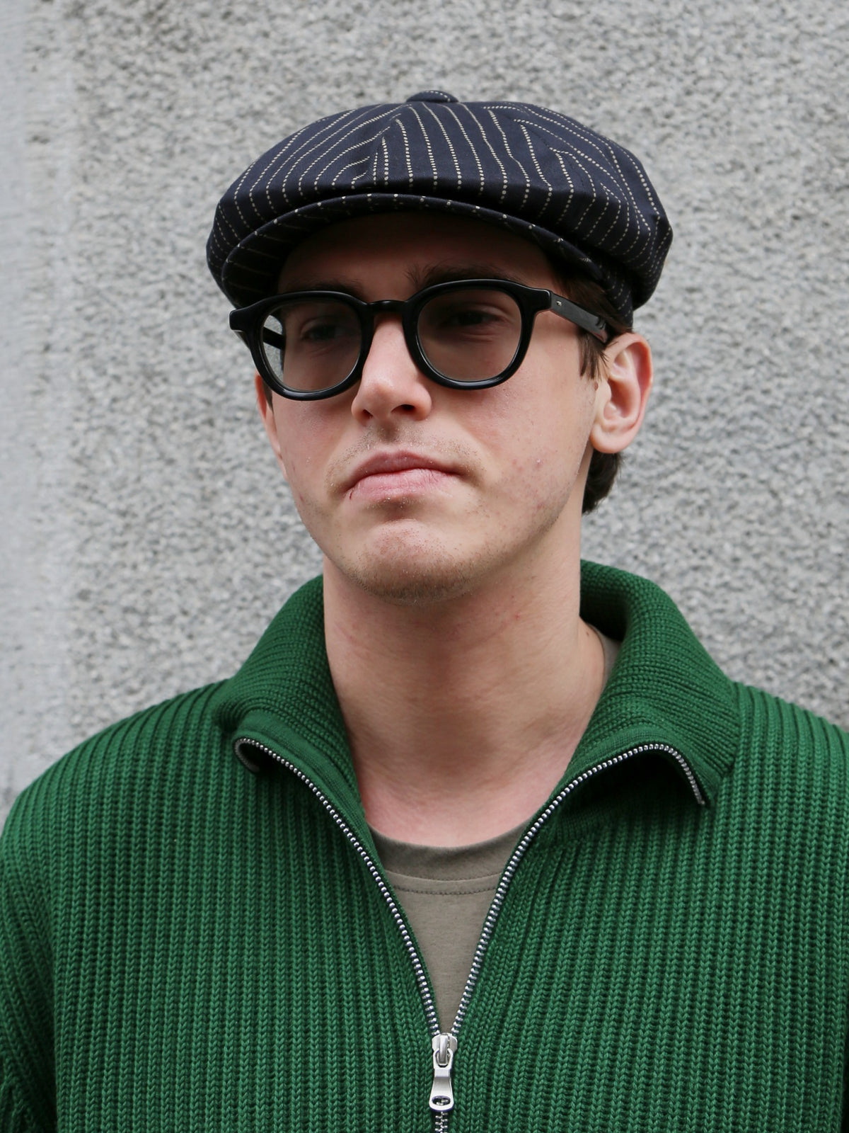 The Real McCOY's Black Wabash Newsboy Cap (MA26010-030)