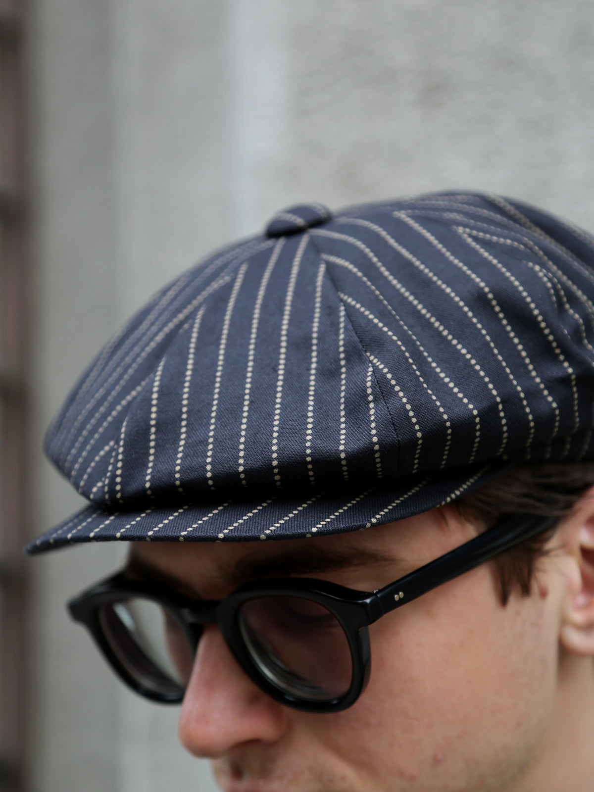 The Real McCOY's Black Wabash Newsboy Cap (MA26010-030)