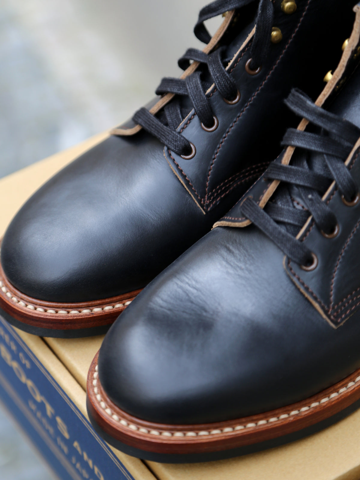 John Lofgren El Capitan Boots – Black Horween Leather CXL (LK-040)