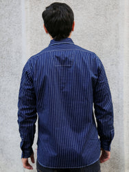 Sugar Cane Fiction Romace Work Shirt – Wabash Stripe (SC25551A)