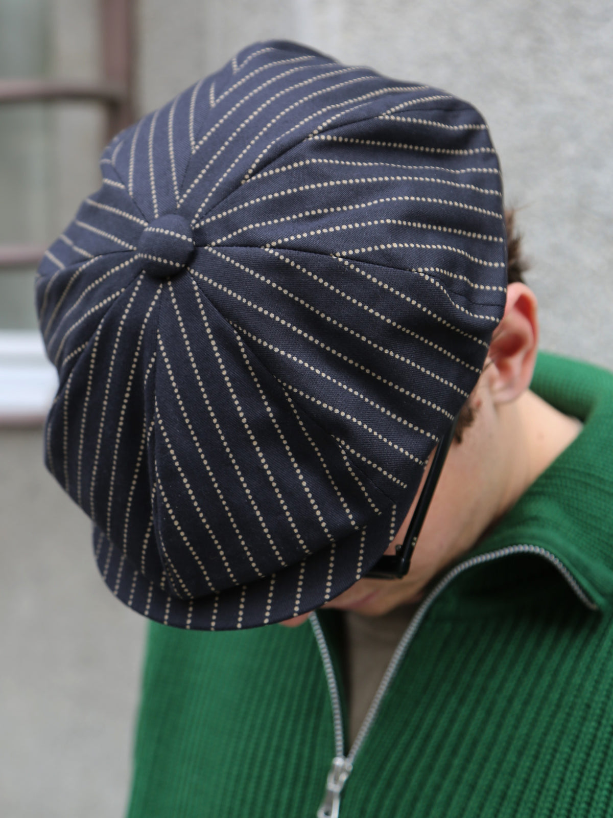 The Real McCOY's Black Wabash Newsboy Cap (MA26010-030)