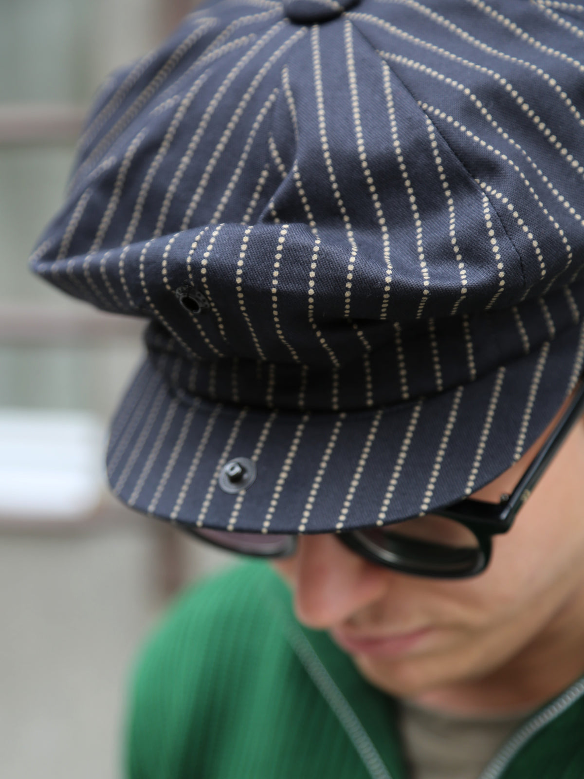 The Real McCOY's Black Wabash Newsboy Cap (MA26010-030)