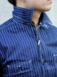 Sugar Cane Fiction Romace Work Shirt – Wabash Stripe (SC25551A)