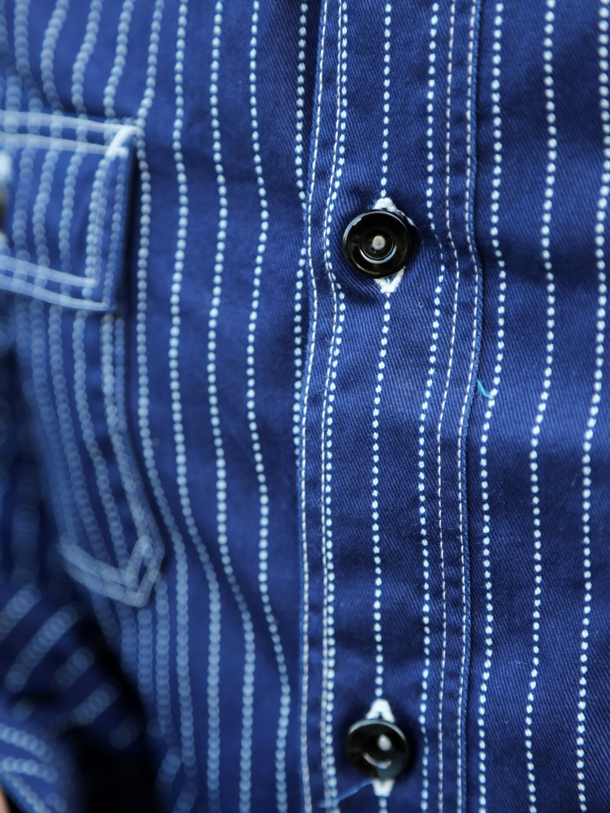 Sugar Cane Fiction Romace Work Shirt – Wabash Stripe (SC25551A)