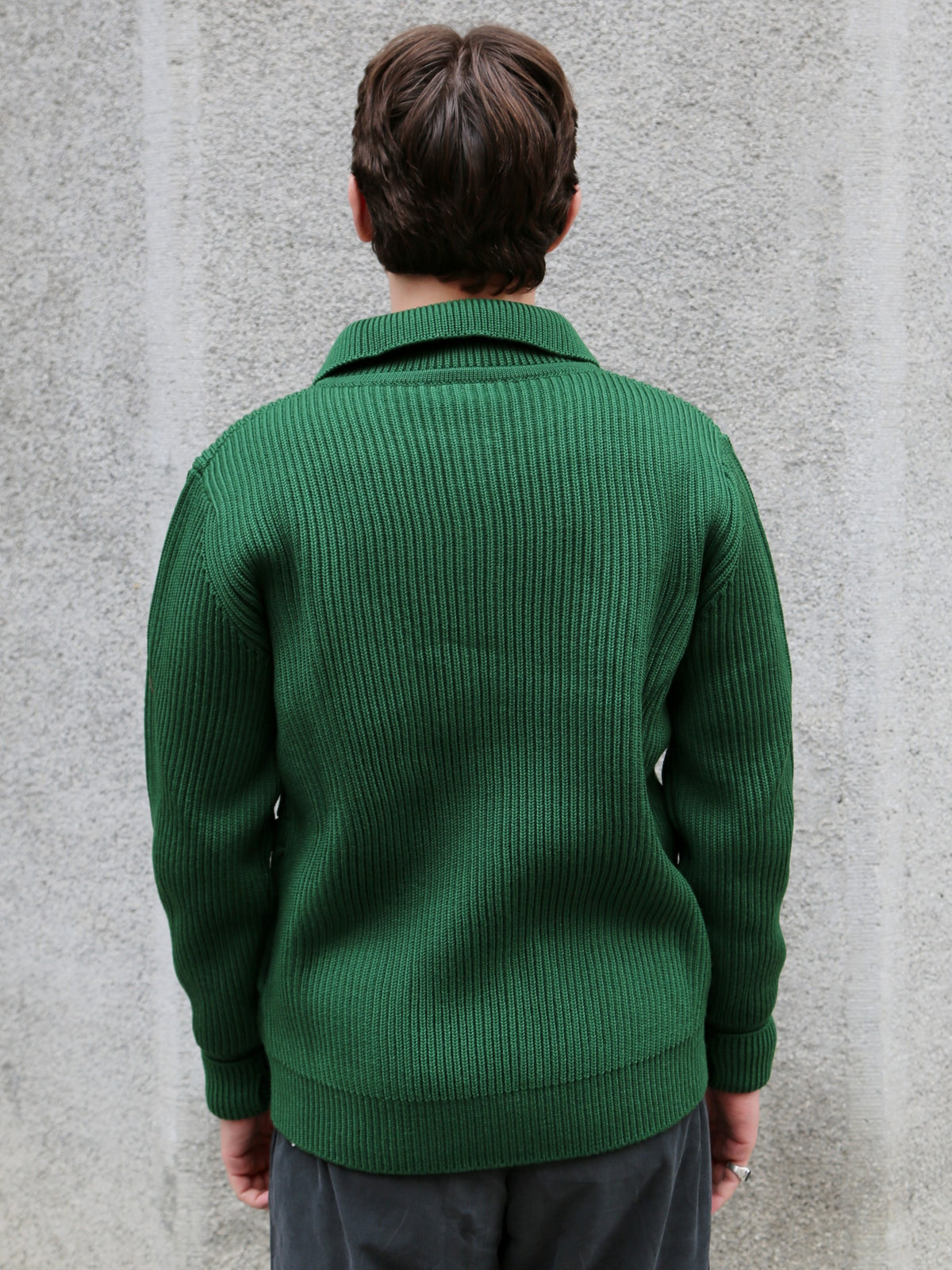 Andersen Andersen Navy Full-Zip Pockets – Green