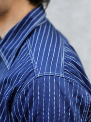 Sugar Cane Fiction Romace Work Shirt – Wabash Stripe (SC25551A)