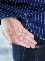 Sugar Cane Fiction Romace Work Shirt – Wabash Stripe (SC25551A)