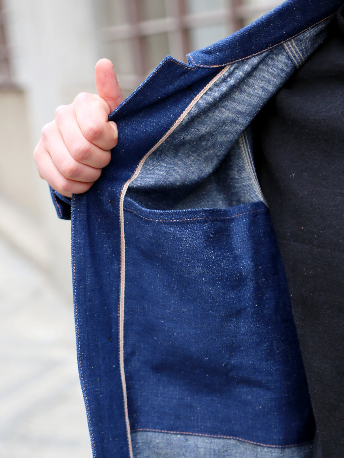 Blue Blanket Chore Jacket – Indigo (J25 TR81)
