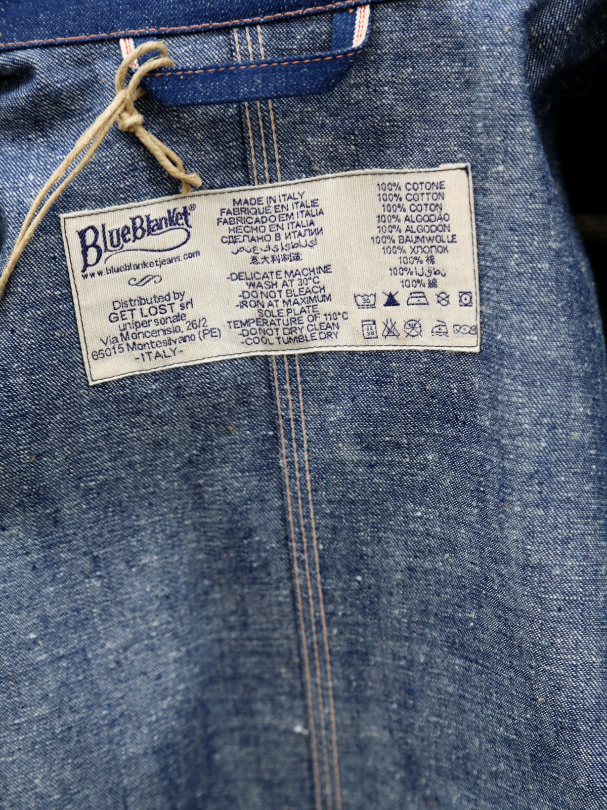 Blue Blanket Chore Jacket – Indigo (J25 TR81)