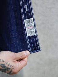 Sugar Cane Fiction Romace Work Shirt – Wabash Stripe (SC25551A)