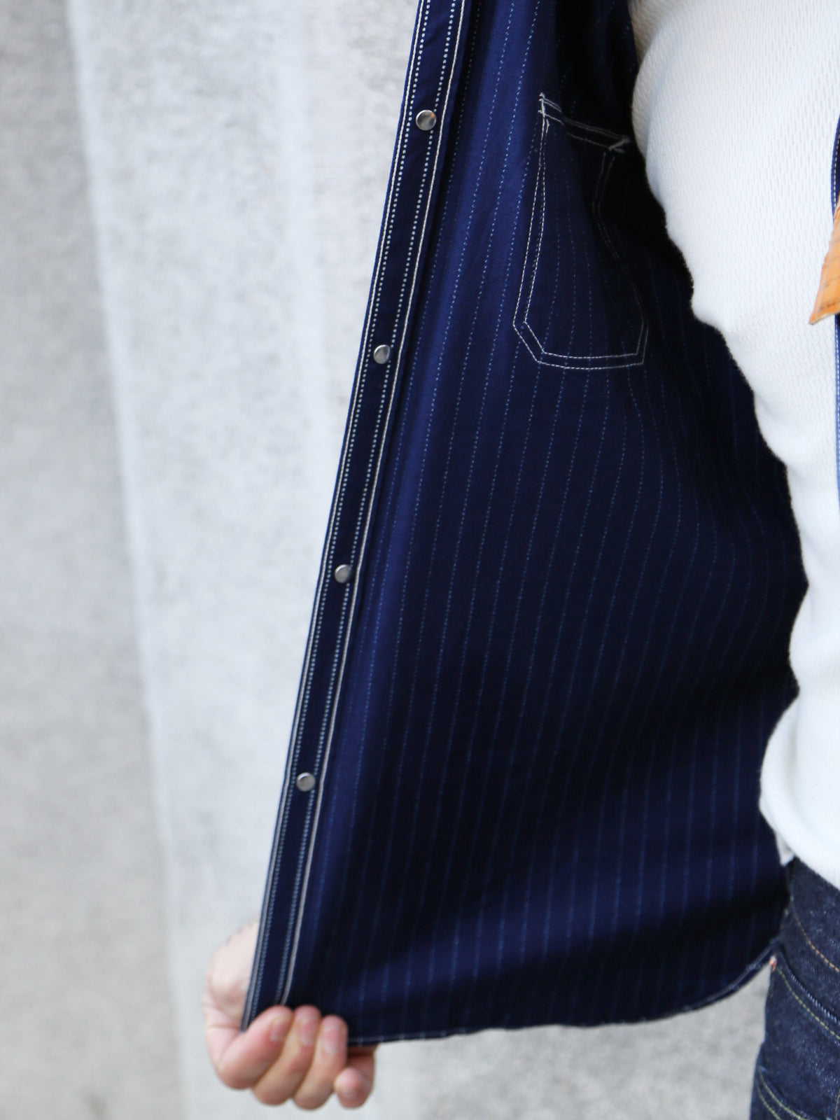 Sugar Cane Fiction Romace Work Shirt – Wabash Stripe (SC25551A)