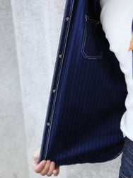 Sugar Cane Fiction Romace Work Shirt – Wabash Stripe (SC25551A)