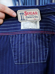 Sugar Cane Fiction Romace Work Shirt – Wabash Stripe (SC25551A)