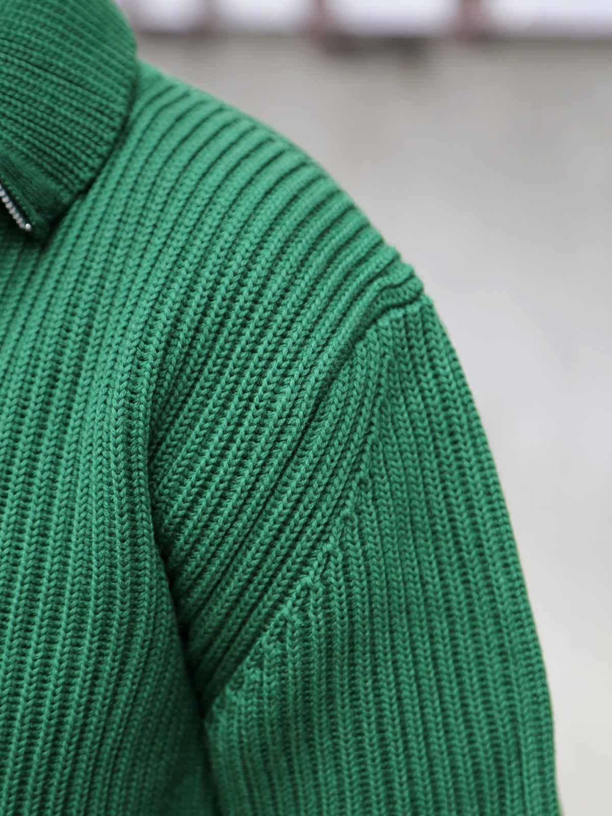 Andersen Andersen Navy Full-Zip Pockets – Green