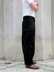 Hansen Garments 26-30-2 Benny Super Wide Balloon Trousers - Black