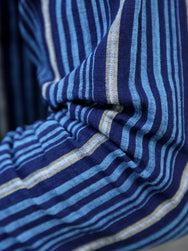 Sugar Cane Fiction Romace Work Shirt – Indigo Stripe (SC29592)