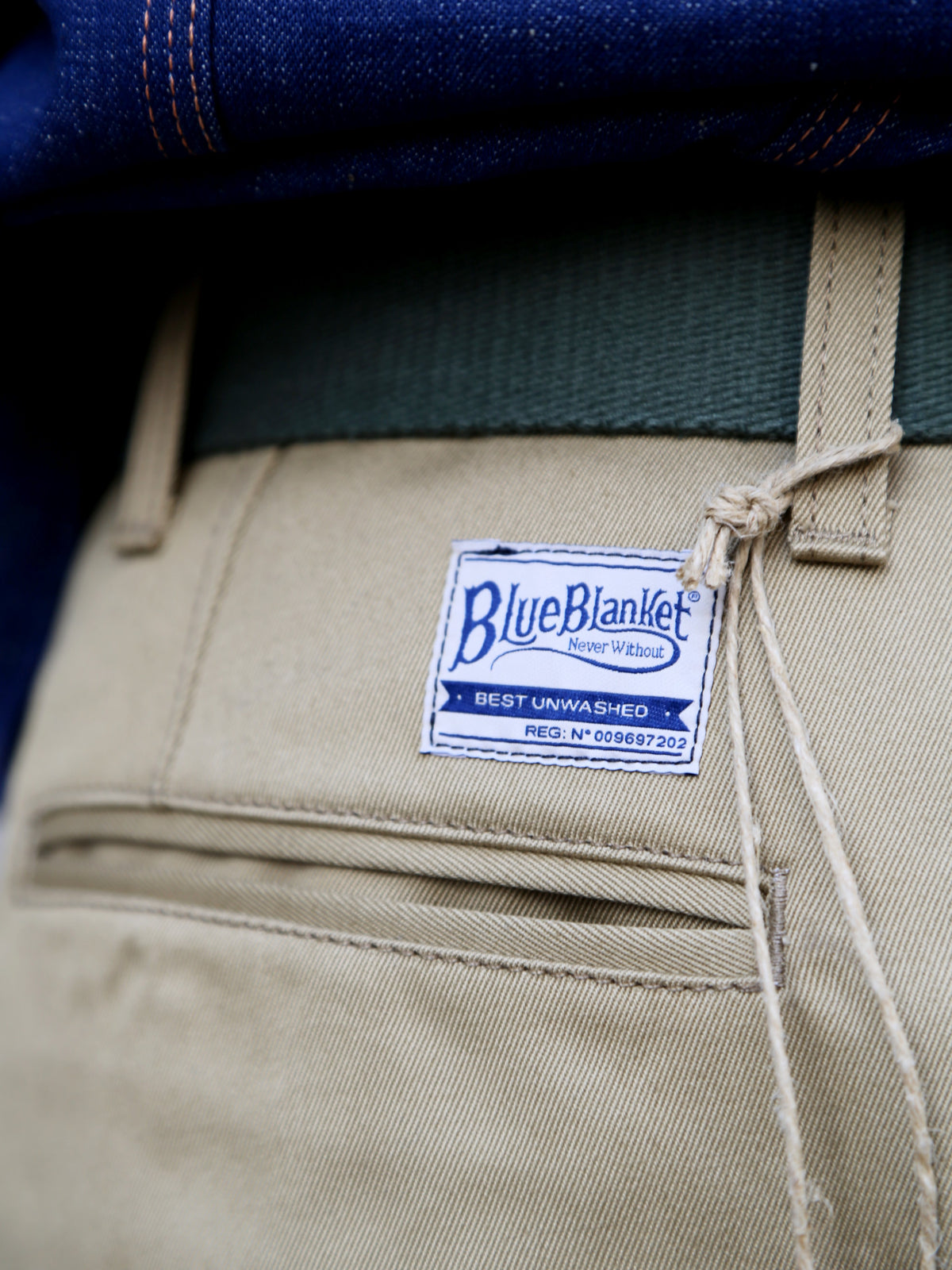 Blue Blanket Chino Pants – Khaki (P17 IT25K)