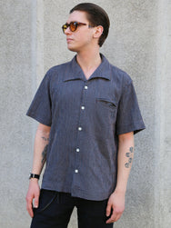Freenote Cloth Cayucos Seersucker Shirt – Blue Plaid (M1252159-BLP)