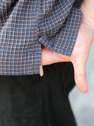 Freenote Cloth Cayucos Seersucker Shirt – Blue Plaid (M1252159-BLP)