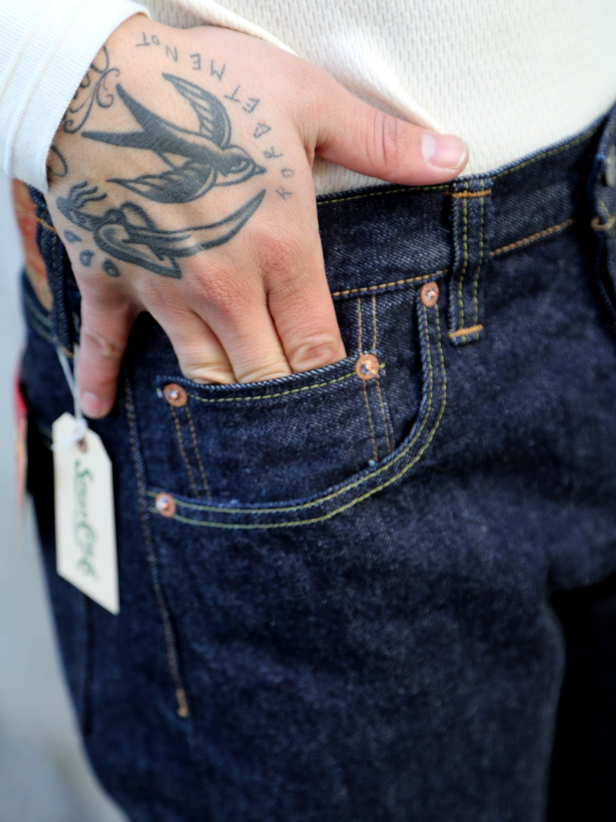 Sugar Cane 14.25oz Denim 1947 Regular Straight – Indigo (SC41947A)