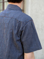 Freenote Cloth Cayucos Seersucker Shirt – Blue Plaid (M1252159-BLP)