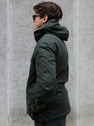 Manifattura Ceccarelli Teddy Lined Weekender Coat – Dark Green (7096-WX)