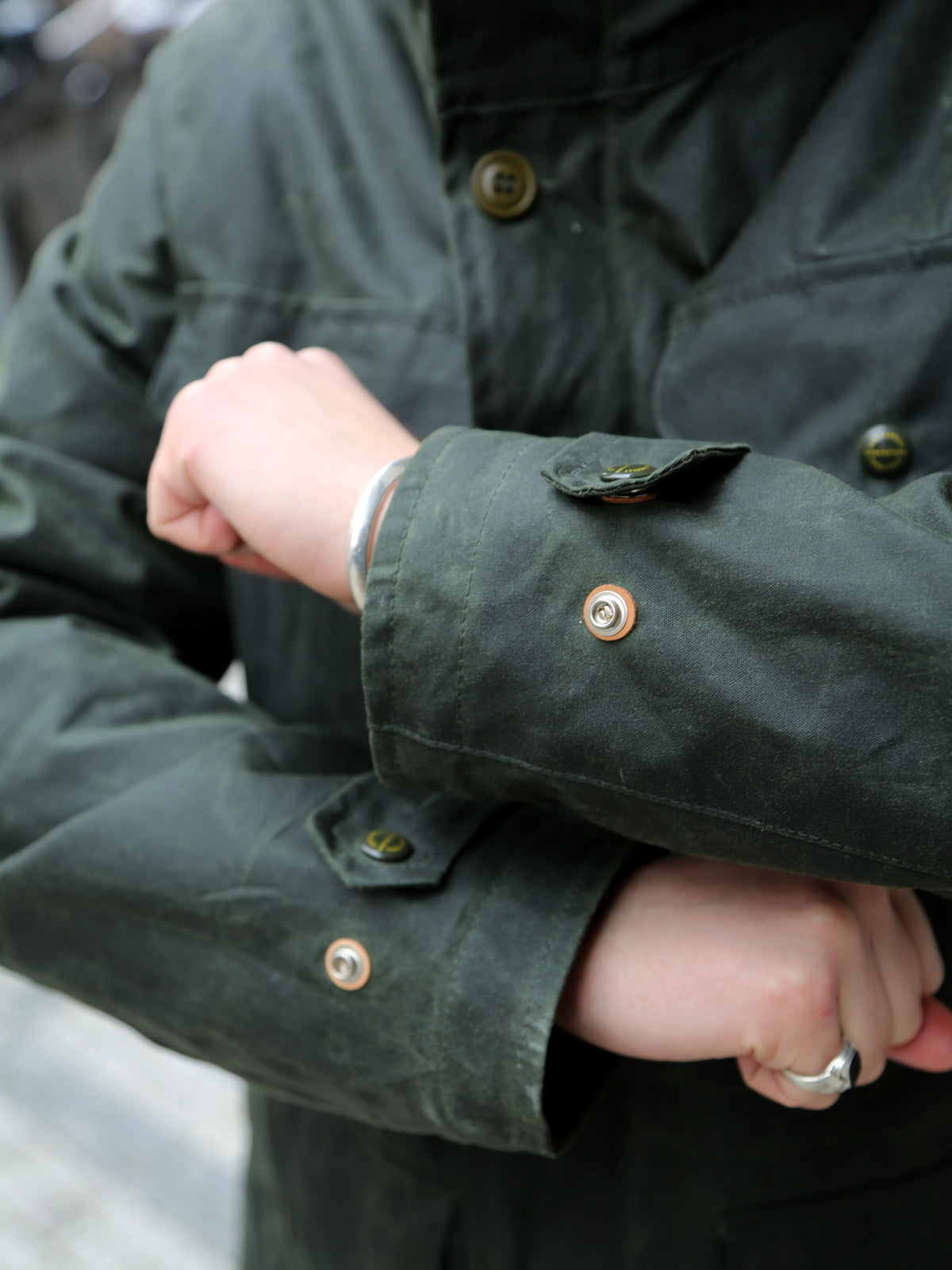 Manifattura Ceccarelli Teddy Lined Weekender Coat – Dark Green (7096-WX)