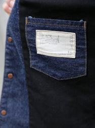 Black Sign 1920s 10.5oz Dockery Vest – Dark Indigo (BSSV-25201)