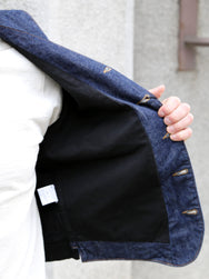 Black Sign 1920s 10.5oz Dockery Vest – Dark Indigo (BSSV-25201)