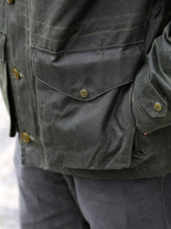 Manifattura Ceccarelli Teddy Lined Weekender Coat – Dark Green (7096-WX)