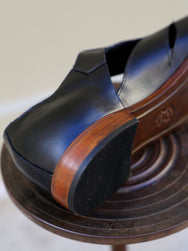 Unmarked Italian Gurkha Sandals – Black