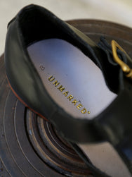 Unmarked Italian Gurkha Sandals – Black