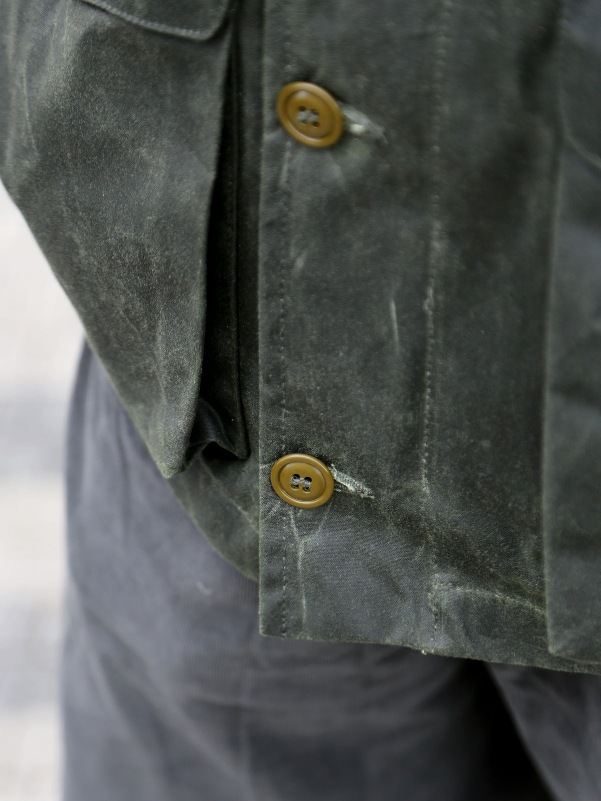 Manifattura Ceccarelli Teddy Lined Weekender Coat – Dark Green (7096-WX)