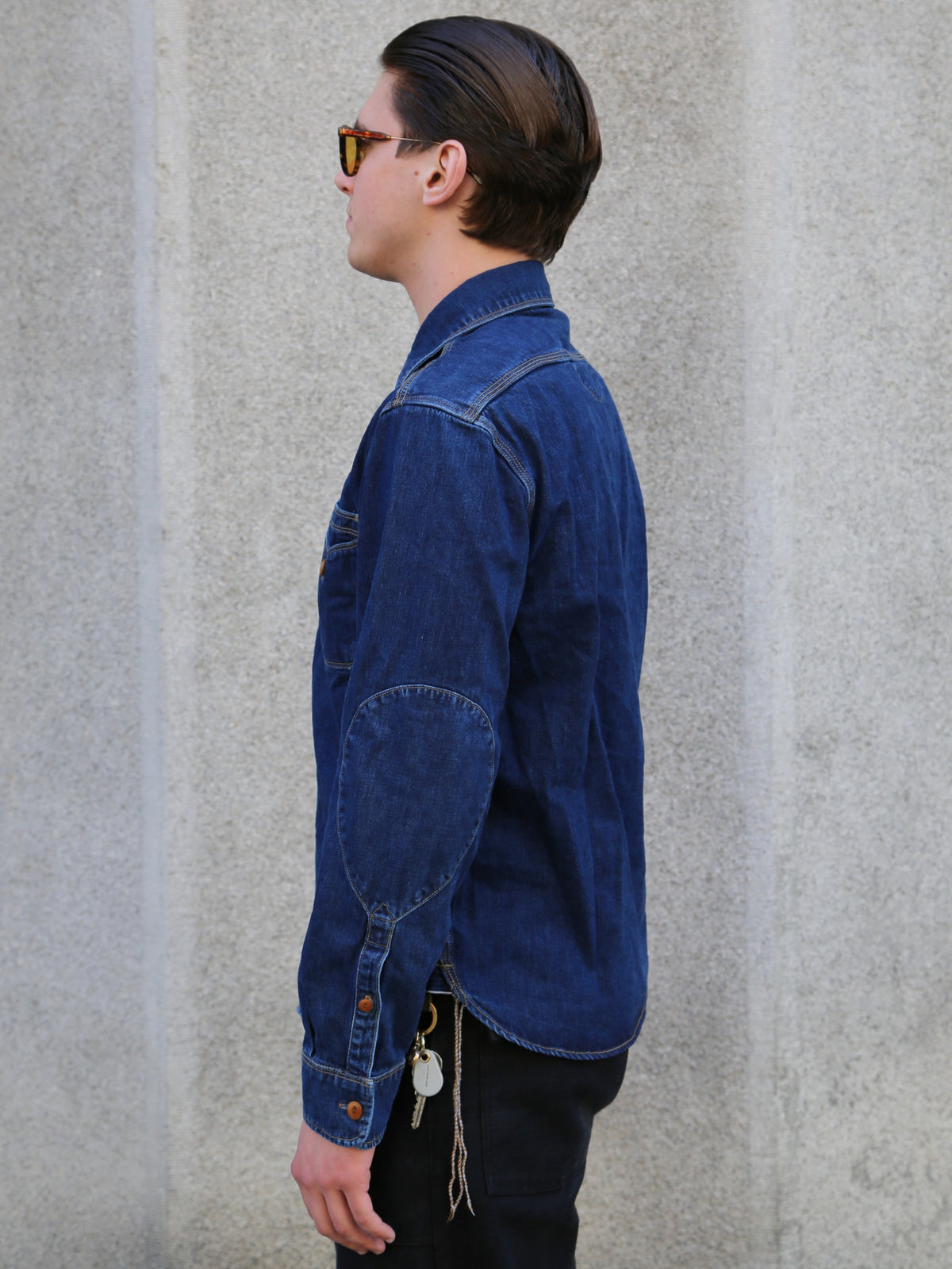 Freenote Cloth Lambert Shirt – Stone Washed Denim (M1252215-STW)