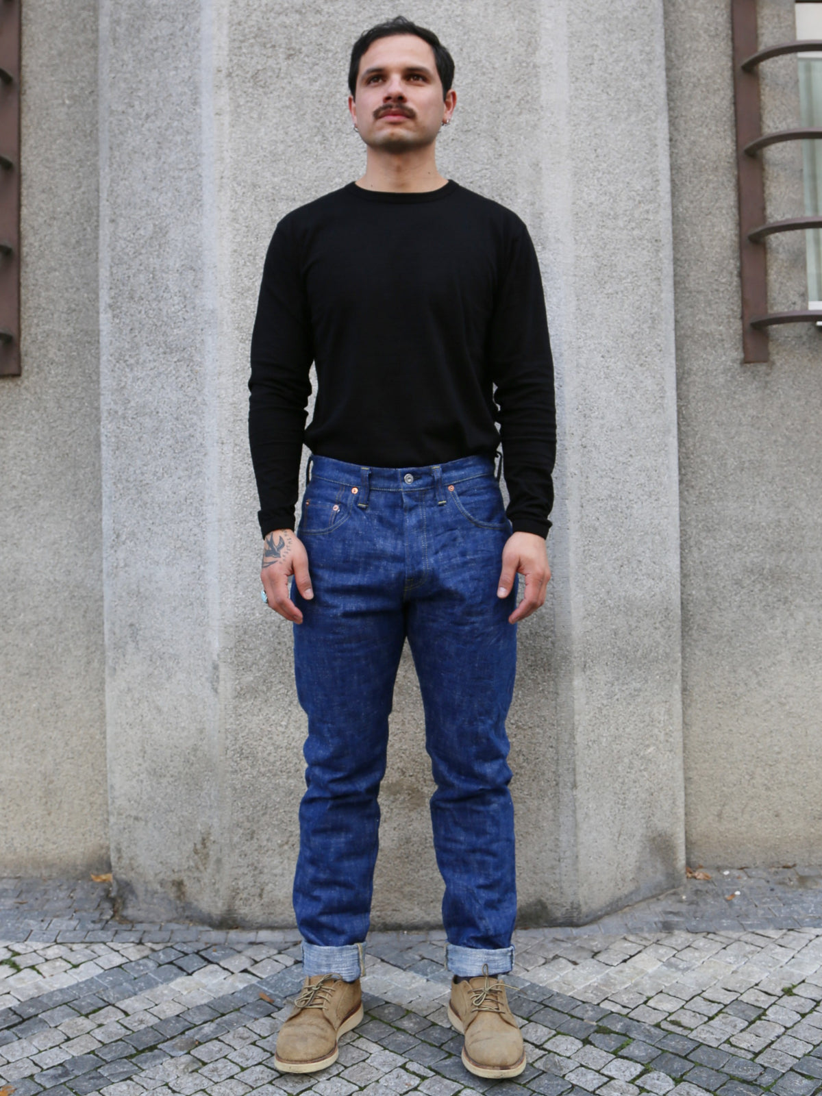 Samurai Jeans Murakumo Relaxed Tapered 17oz Jeans (S211XX17oz-SLB)