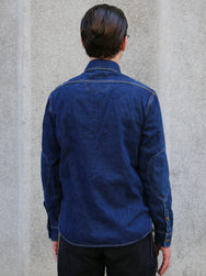Freenote Cloth Lambert Shirt – Stone Washed Denim (M1252215-STW)