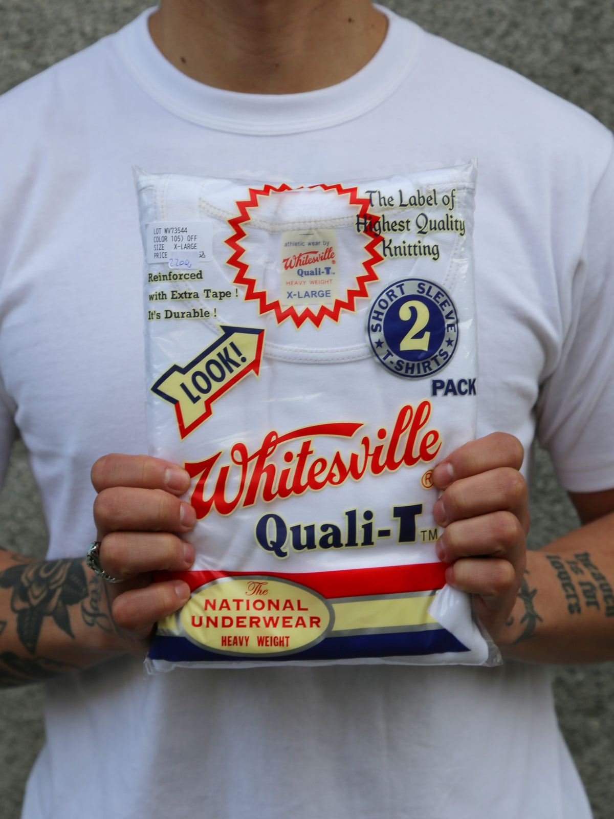 Whitesville 2-pack Teeshirt – Offwhite (WV73544)