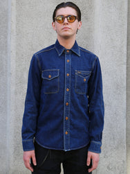 Freenote Cloth Lambert Shirt – Stone Washed Denim (M1252215-STW)