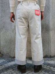Samurai Jeans Work Pants – Oatmeal Herringbone (SWC600C-HBII)