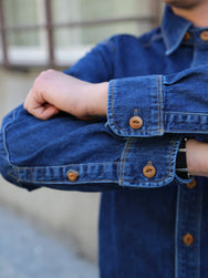 Freenote Cloth Lambert Shirt – Stone Washed Denim (M1252215-STW)