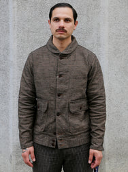 Samurai Jeans Plain Flannel Jacket – Black (S100NAJ25)