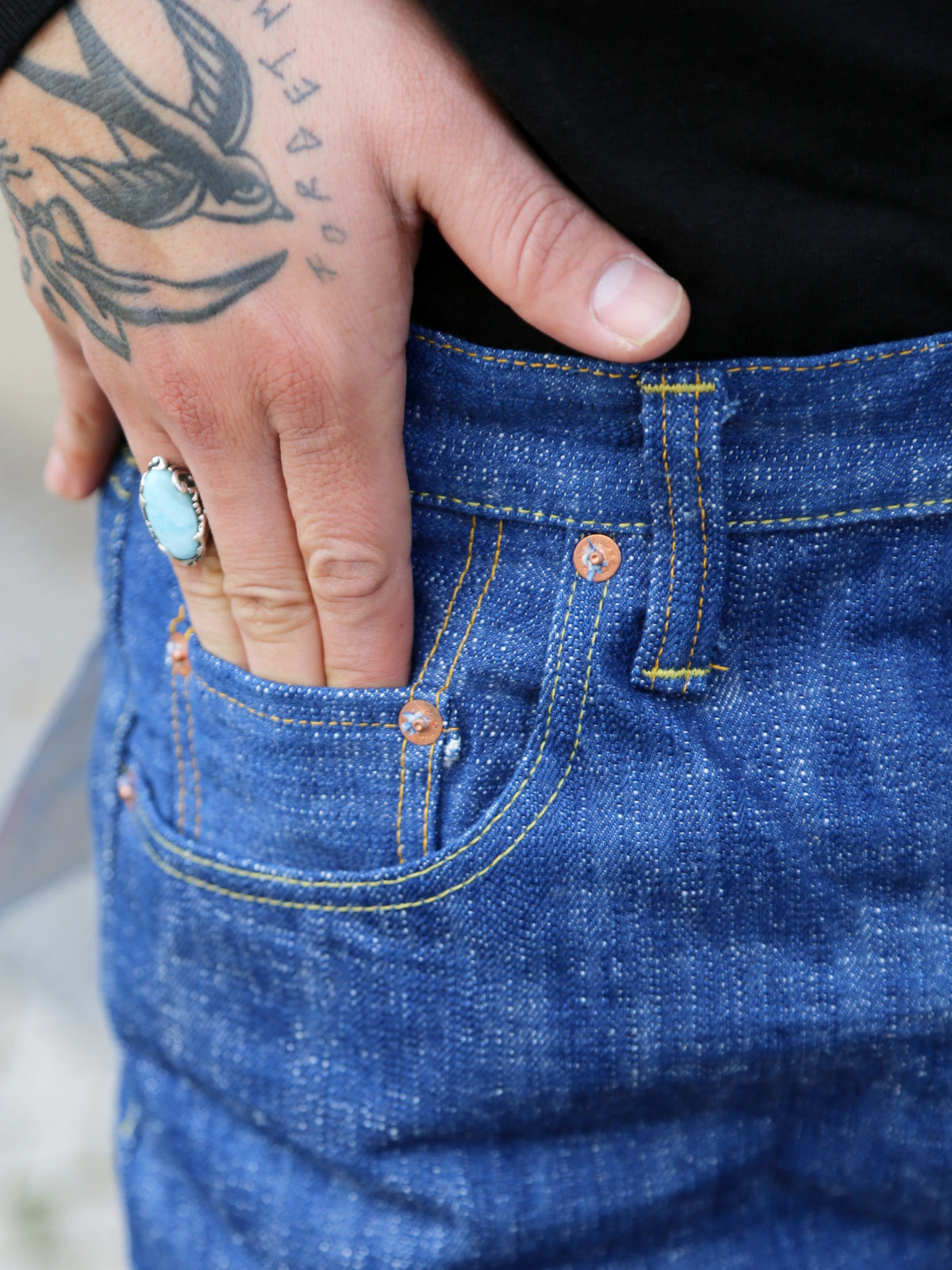 Samurai Jeans Murakumo Relaxed Tapered 17oz Jeans (S211XX17oz-SLB)