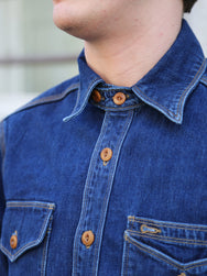 Freenote Cloth Lambert Shirt – Stone Washed Denim (M1252215-STW)
