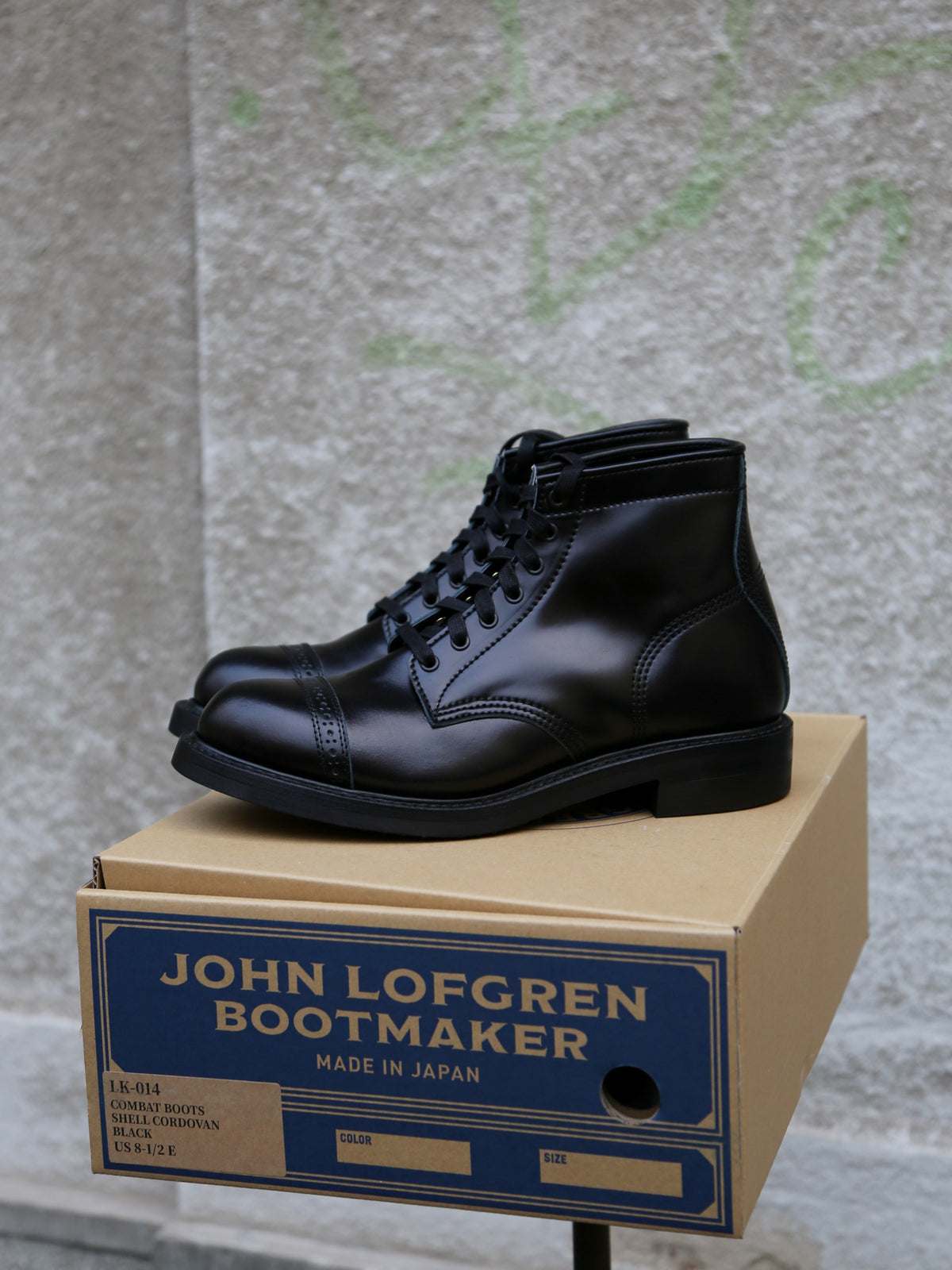 John Lofgren Combat Boots – Shinki Hikaku Shell Cordovan (LK-014)