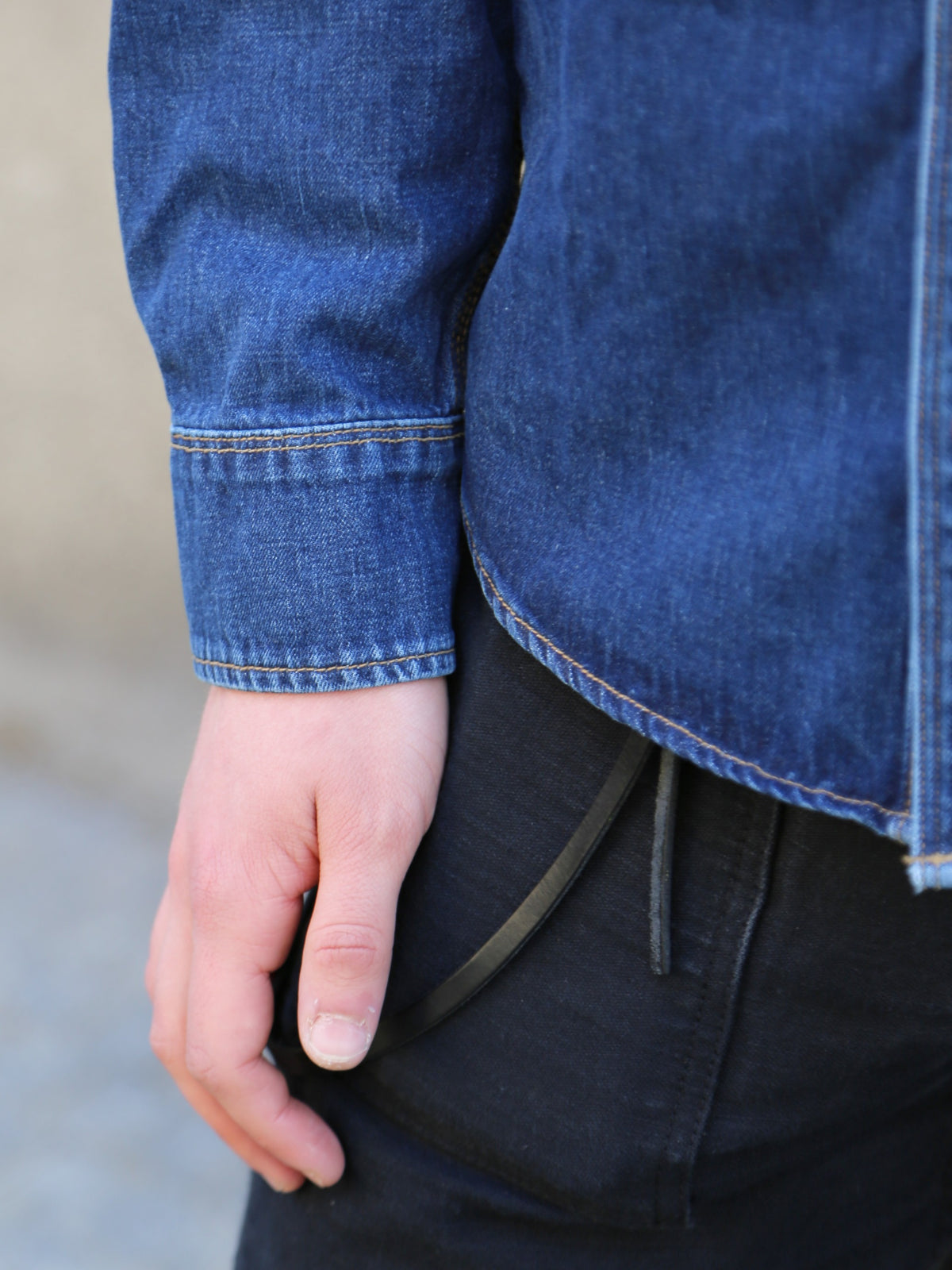Freenote Cloth Lambert Shirt – Stone Washed Denim (M1252215-STW)