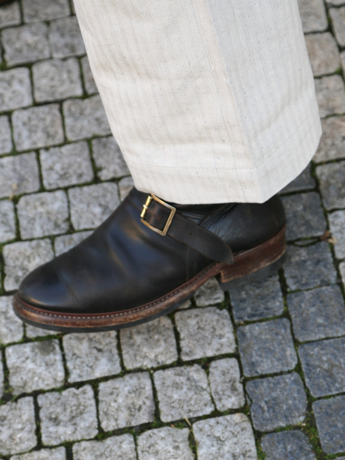 Samurai Jeans Work Pants – Oatmeal Herringbone (SWC600C-HBII)