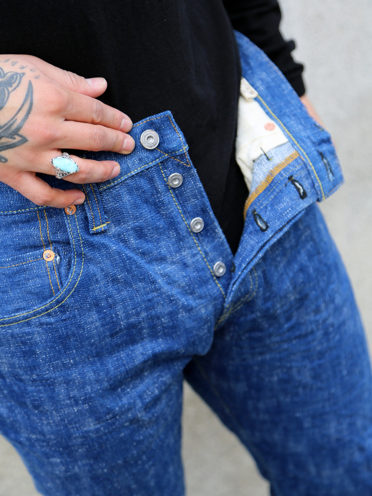 Samurai Jeans Murakumo Relaxed Tapered 17oz Jeans (S211XX17oz-SLB)