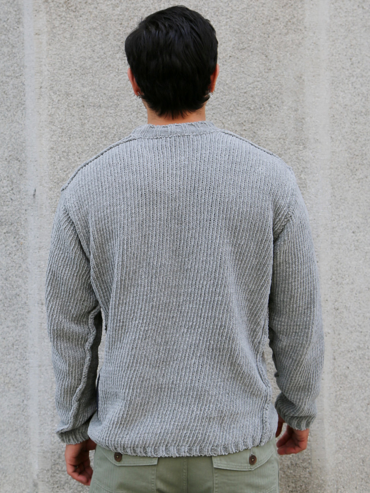 Ten C Maglia Girocollo Sweater – Pigeon Grey (26CTCUM01005)