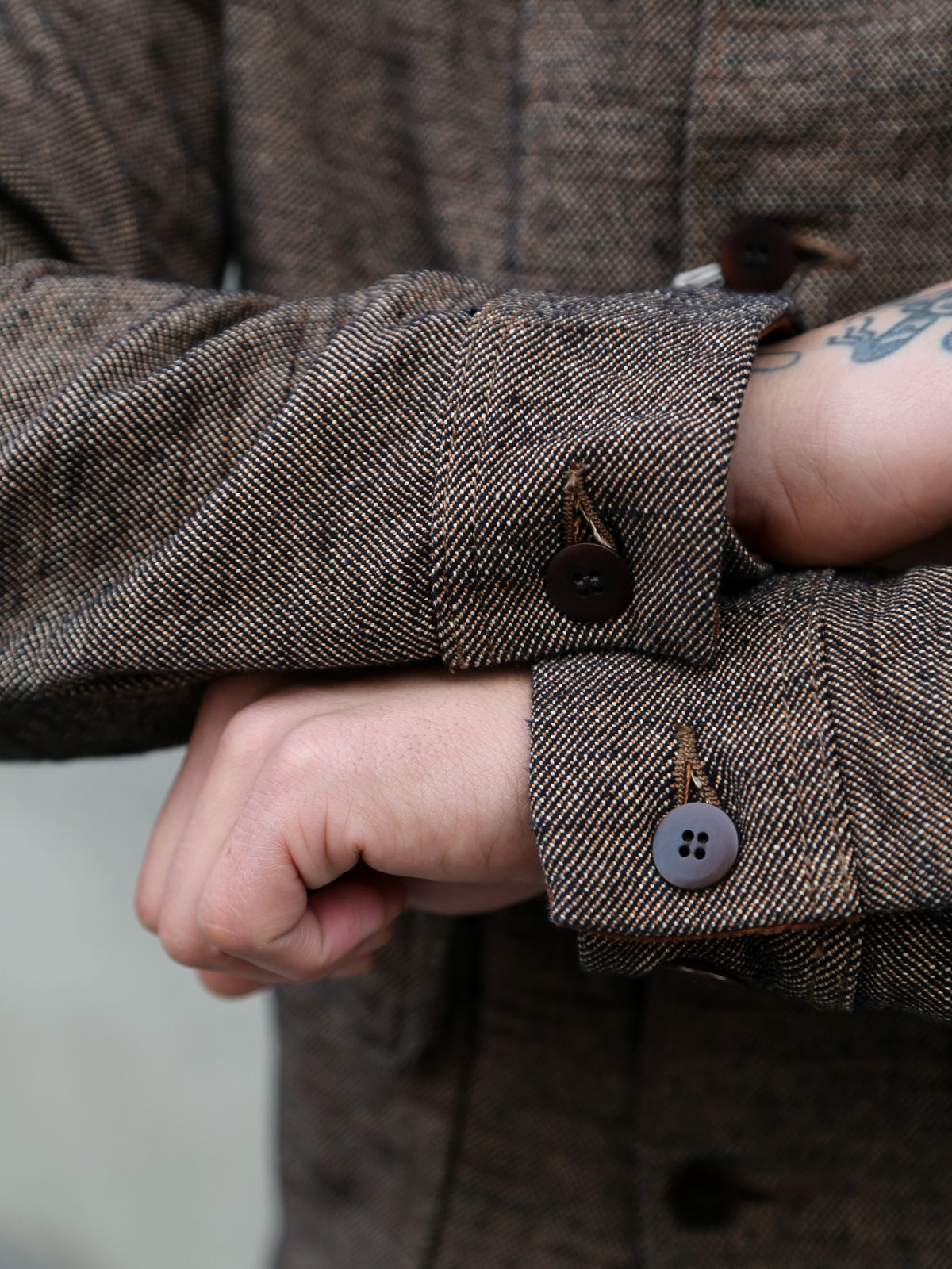 Samurai Jeans Plain Flannel Jacket – Black (S100NAJ25)