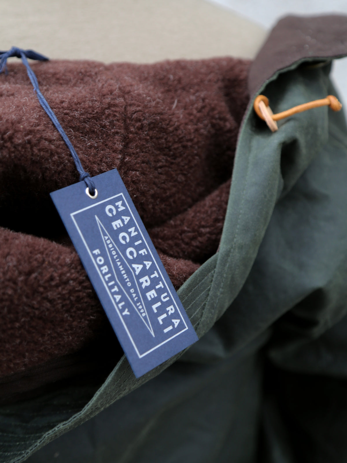 Manifattura Ceccarelli Teddy Lined Weekender Coat – Dark Green (7096-WX)